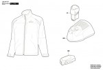 Bosch 1 600 A00 4AD --- Winter jacket Spare Parts